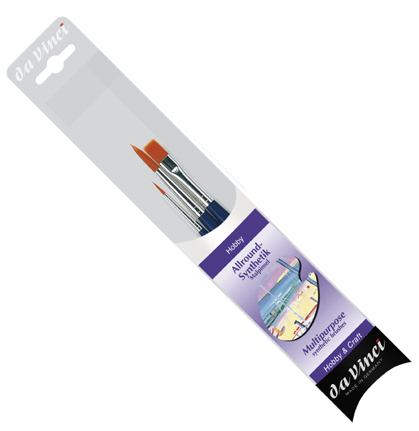 da Vinci Serie 4206 Allround-Pinselset in rund und flach