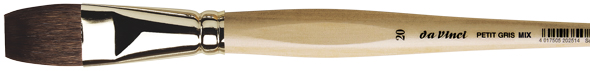 da Vinci Series 991 PETIT GRIS MIX Water colour brush flat, medium hair length