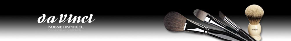 da Vinci Kosmetikpinsel Header