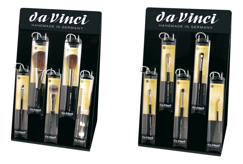 da Vinci Serie 4840-1 Thekenaufsteller CLASSIC mit 40 Pinseln